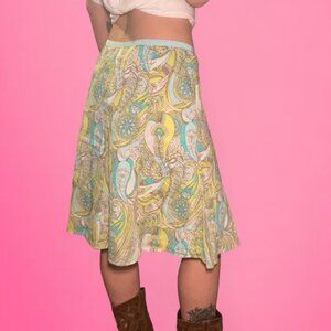 Vintage y2k Gap paisley skirt